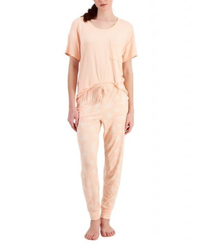 Super Soft Scoop-Neck Pajama Top Tropical Peach $11.79 Sleepwear