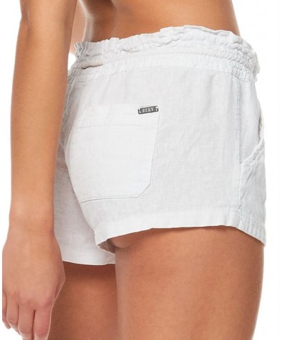 Juniors' Oceanside Beach Short White $27.50 Shorts