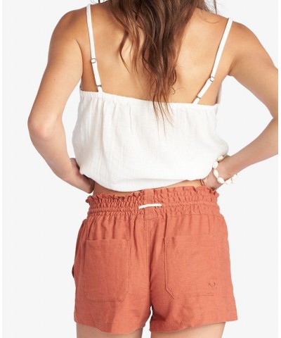 Juniors' Oceanside Beach Short White $27.50 Shorts