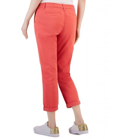 Women's TH Flex Hampton Cuffed Chino Straight-Leg Pants Coralie $24.00 Pants