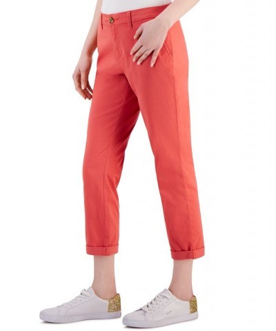 Women's TH Flex Hampton Cuffed Chino Straight-Leg Pants Coralie $24.00 Pants