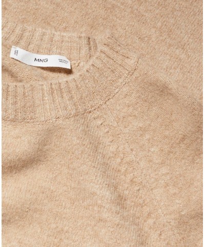 Women's Oversize Knit Sweater Beige $39.60 Sleepwear