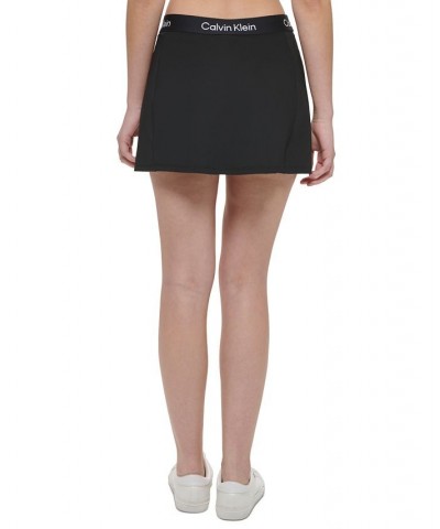 Women's A-Line Logo Skort Black $34.06 Shorts