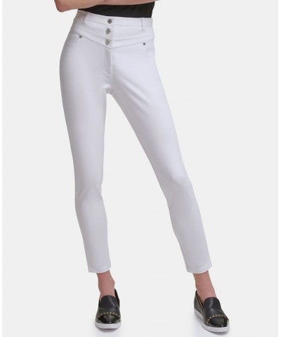 Women's High Waisted Seasonless Compression Pant White $51.74 Pants