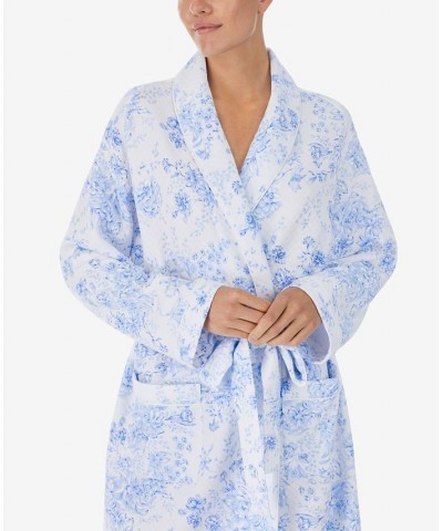 Women's Belted Quilted Long-Sleeve Wrap Robe Tan/Beige $51.94 Sleepwear