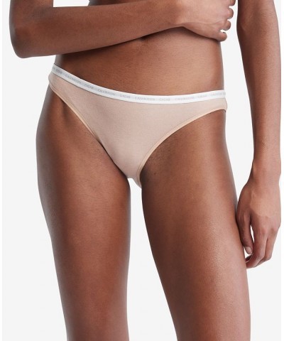 CK One Cotton Singles Bikini Underwear QD3785 Cedar $10.04 Panty