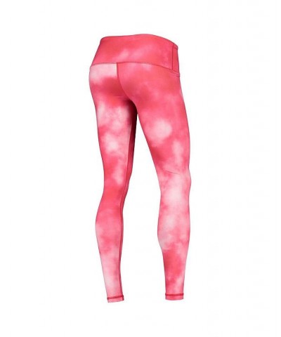 Women's Scarlet Nebraska Huskers Cloud Dye Mist Leggings Scarlet $31.79 Pants