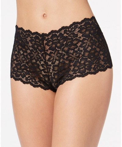 Casual Comfort Lace Boyshort Underwear DMCLBS Black $8.91 Panty