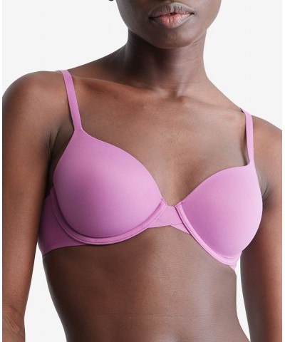 Perfectly Fit Full Coverage T-Shirt Bra F3837 Purple $23.07 Bras