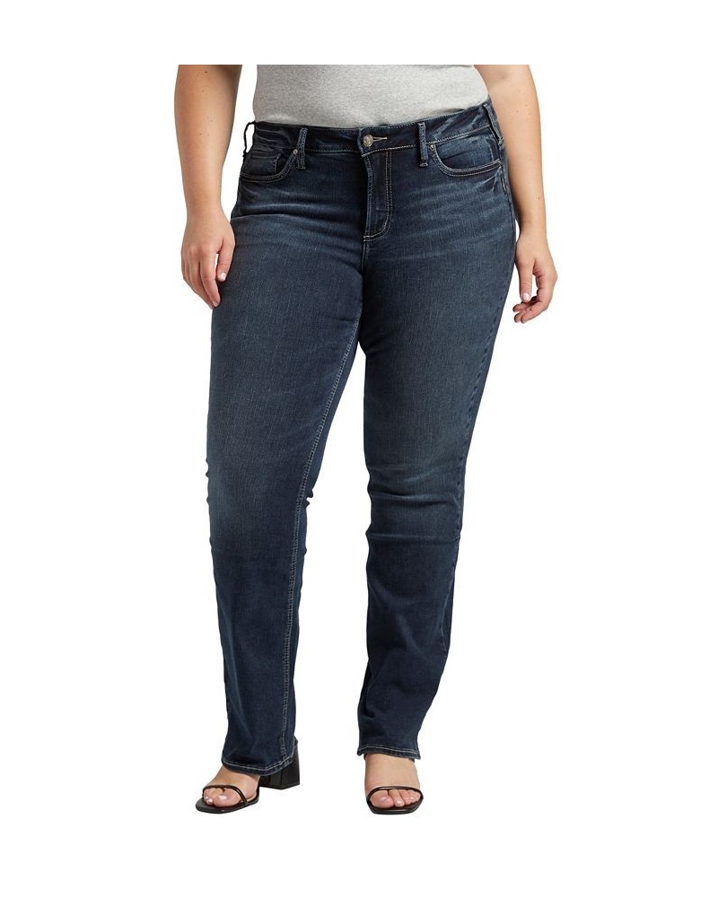 Plus Size Suki Slim Bootcut Jeans Short & Regular Lengths Indigo $30.20 Jeans