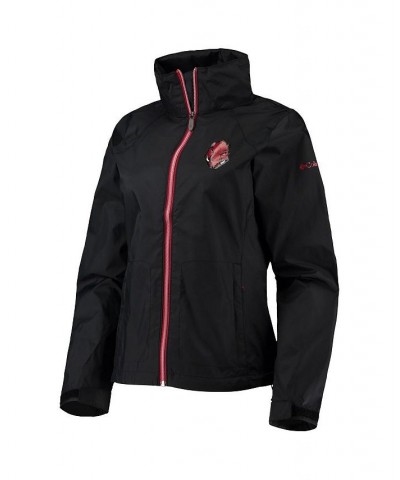 Women's Black Arkansas Razorbacks Switchback Full-Zip Hoodie Jacket Black $33.60 Jackets