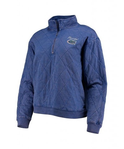 Women's Royal Florida Gators Unstoppable Chic Quilted Quarter-Zip Jacket Royal $31.50 Jackets