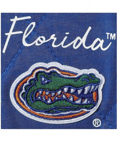 Women's Royal Florida Gators Unstoppable Chic Quilted Quarter-Zip Jacket Royal $31.50 Jackets