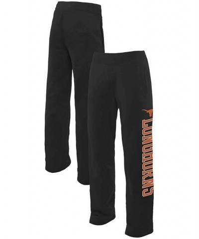 Women's Black Texas Longhorns Cozy Fleece Sweatpants Black $16.80 Pants