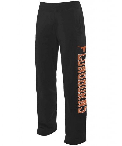 Women's Black Texas Longhorns Cozy Fleece Sweatpants Black $16.80 Pants