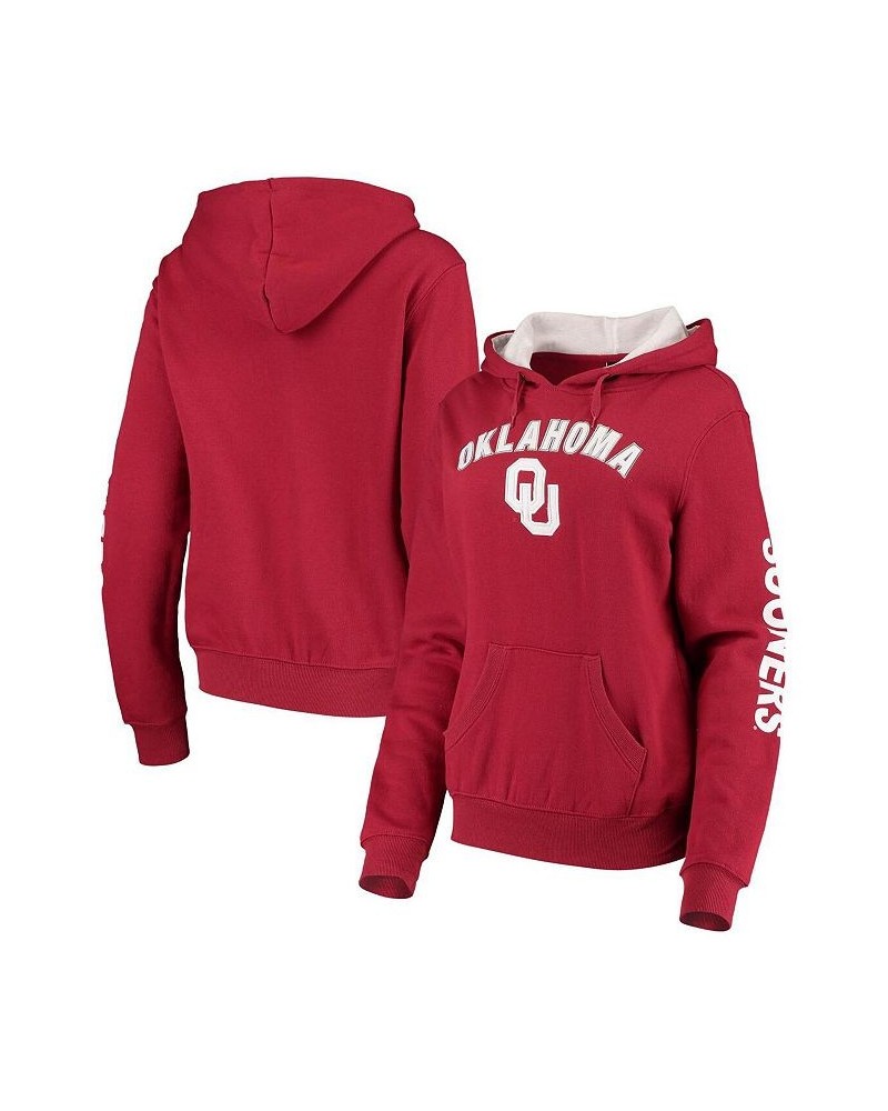 Women's Crimson Oklahoma Sooners Loud and Proud Pullover Hoodie Crimson $27.50 Sweatshirts