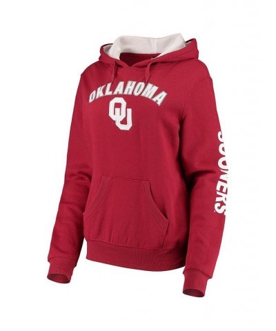 Women's Crimson Oklahoma Sooners Loud and Proud Pullover Hoodie Crimson $27.50 Sweatshirts