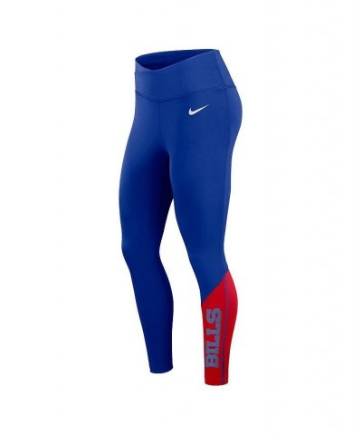 Women's Royal Red Buffalo Bills 7/8 Performance Leggings Royal, Red $34.50 Pants