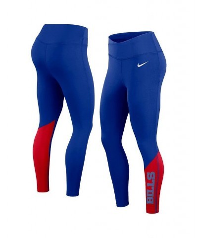 Women's Royal Red Buffalo Bills 7/8 Performance Leggings Royal, Red $34.50 Pants