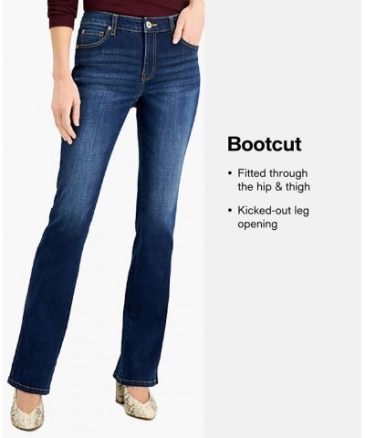 Women's High-Rise Bootcut Jeans Gray $30.58 Jeans