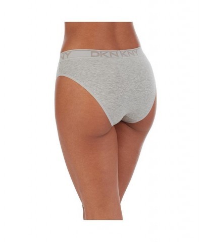 Women's Cotton Bikini Underwear DK8822 Gray $10.12 Panty