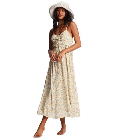 Juniors' Rebel Heart Empire-Waist Midi Slip Dress Brown $39.98 Dresses