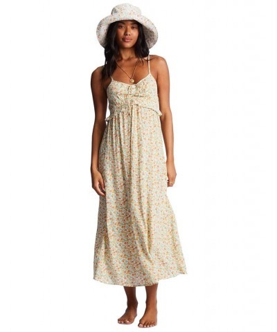 Juniors' Rebel Heart Empire-Waist Midi Slip Dress Brown $39.98 Dresses