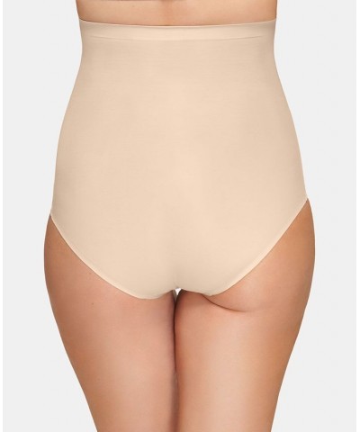 Beyond Naked Cotton Shaping High-Waist Brief 808330 Tan/Beige $27.90 Shapewear