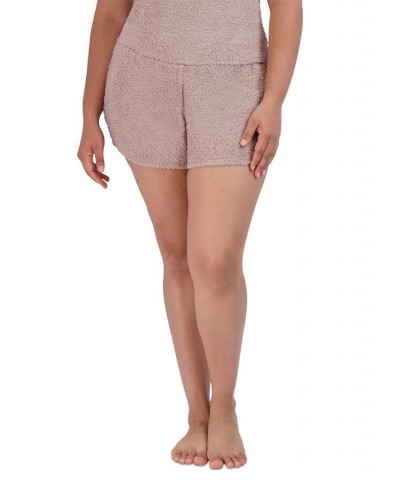 Women's Pull-On Chenille Sleep Shorts Multi $15.50 Sleepwear