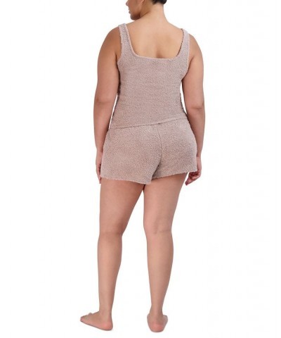 Women's Pull-On Chenille Sleep Shorts Multi $15.50 Sleepwear