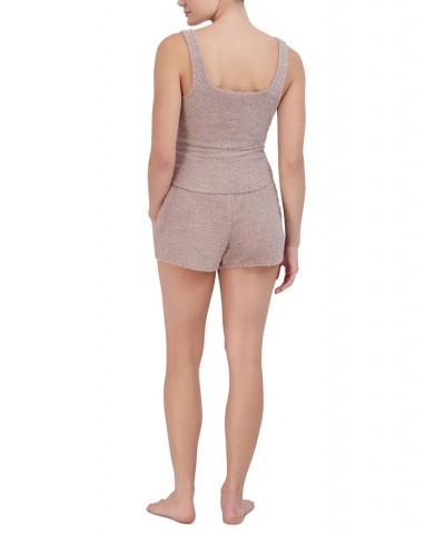 Women's Pull-On Chenille Sleep Shorts Multi $15.50 Sleepwear