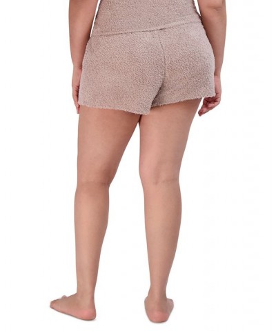 Women's Pull-On Chenille Sleep Shorts Multi $15.50 Sleepwear