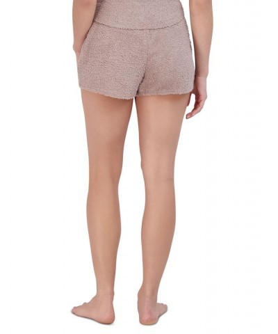 Women's Pull-On Chenille Sleep Shorts Multi $15.50 Sleepwear