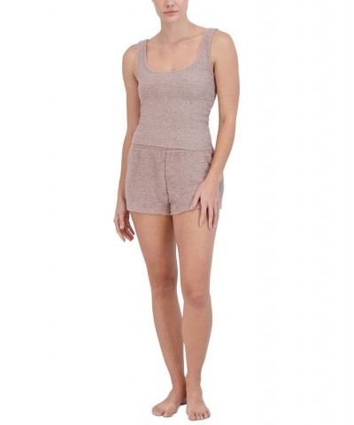 Women's Pull-On Chenille Sleep Shorts Multi $15.50 Sleepwear