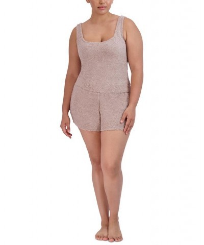 Women's Pull-On Chenille Sleep Shorts Multi $15.50 Sleepwear