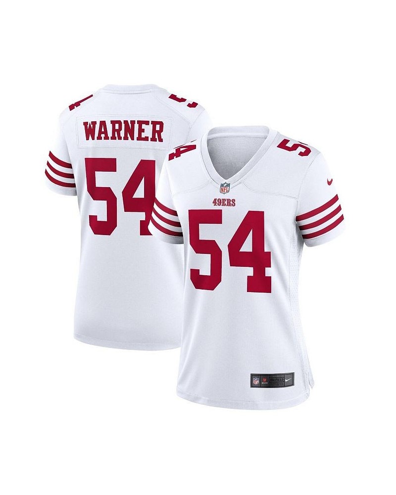 Women's Fred Warner White San Francisco 49ers Player Game Jersey White $65.80 Jersey