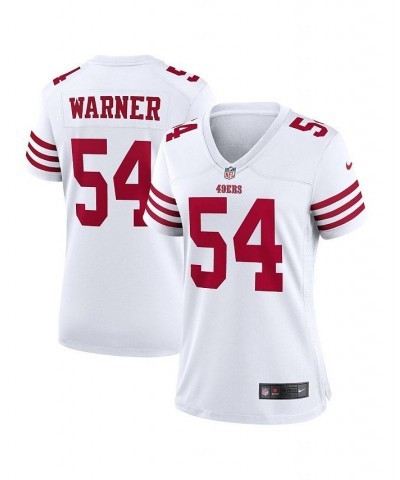 Women's Fred Warner White San Francisco 49ers Player Game Jersey White $65.80 Jersey