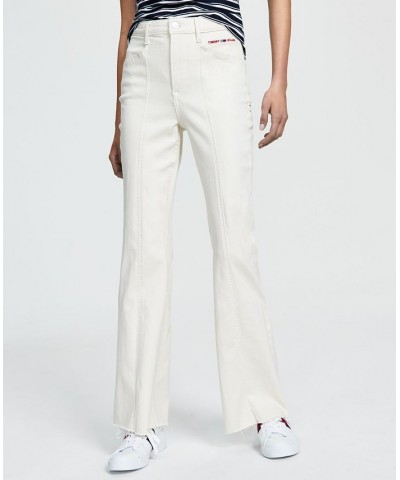 Women's High-Rise Flare-Leg Jeans Ws 268- Soft Rinse-White $34.51 Jeans