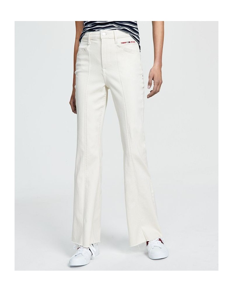 Women's High-Rise Flare-Leg Jeans Ws 268- Soft Rinse-White $34.51 Jeans