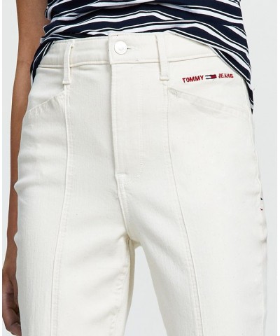 Women's High-Rise Flare-Leg Jeans Ws 268- Soft Rinse-White $34.51 Jeans