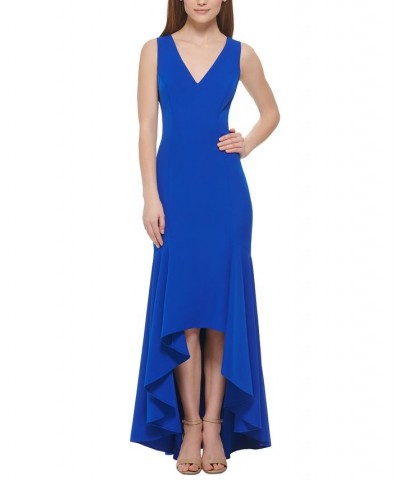 V-Neck High-Low Gown Cobalt $67.58 Dresses