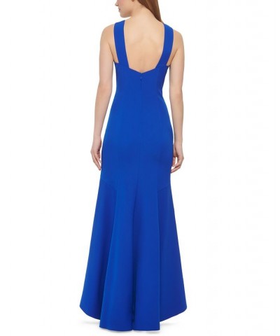 V-Neck High-Low Gown Cobalt $67.58 Dresses