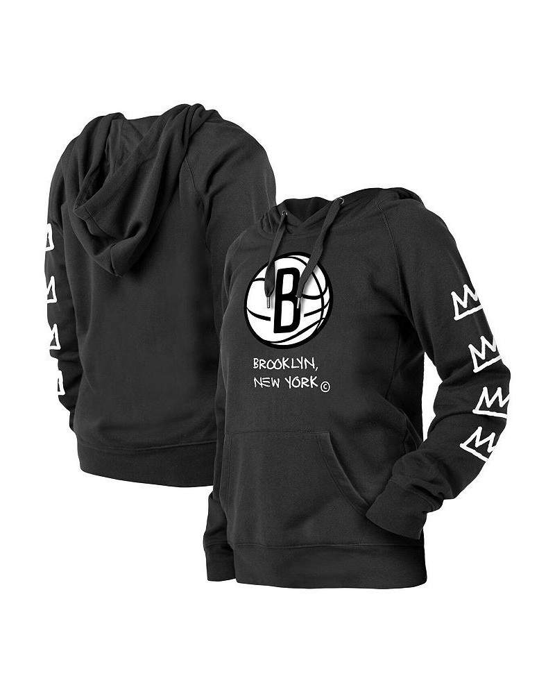 Women's Black Brooklyn Nets 2022/23 City Edition Pullover Hoodie Black $40.49 Sweatshirts