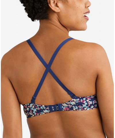 One Fab Fit 2.0 T-Shirt Shaping Underwire Bra DM7543 Lovely Animal Print - Navy Eclipse $14.26 Bras