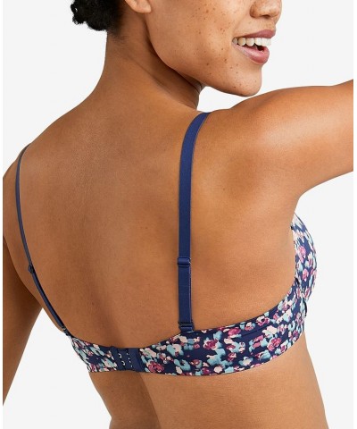 One Fab Fit 2.0 T-Shirt Shaping Underwire Bra DM7543 Lovely Animal Print - Navy Eclipse $14.26 Bras