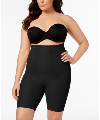 Extra Firm Tummy-Control High Waist Thigh Slimmer 2709 Black $32.16 Shapewear