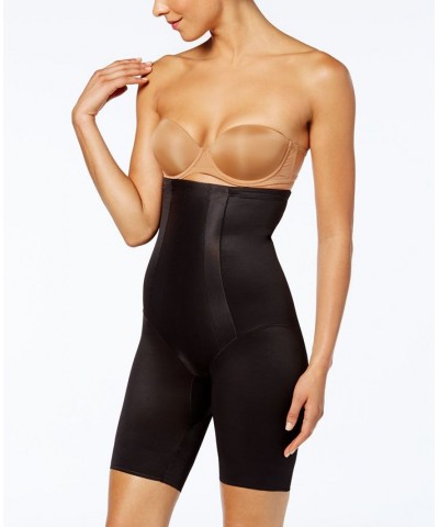 Extra Firm Tummy-Control High Waist Thigh Slimmer 2709 Black $32.16 Shapewear