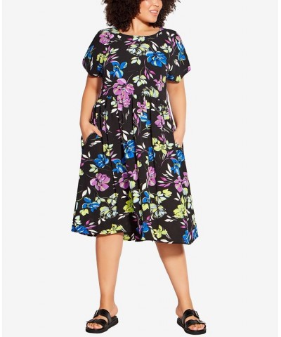 Plus Size Doll Up Print Dress Fable Floral $33.13 Dresses