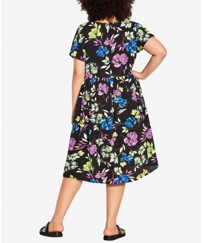 Plus Size Doll Up Print Dress Fable Floral $33.13 Dresses