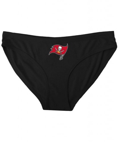 Women's Black Tampa Bay Buccaneers Solid Logo Panties Black $15.39 Panty